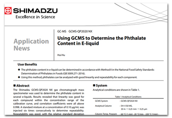 Determination of the Phthalate Content 