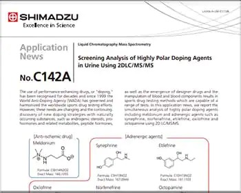 Screening Analysis of Highly Polar Doping Agents in Urine Using 2DLC/MS/MS
