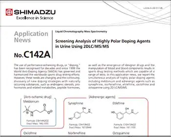 Screening Analysis of Highly Polar Doping Agents in Urine Using 2DLC/MS/MS