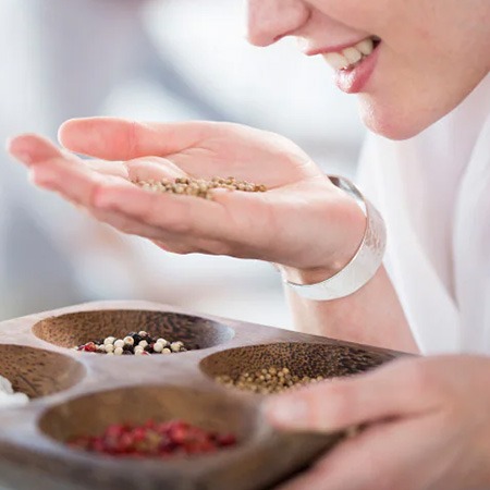 Evaluation of Food Aromas Using a Gas Chromatograph Mass Spectrometer (GC-MS)