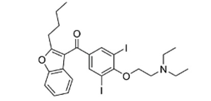 Structural Formula of Amiodarone