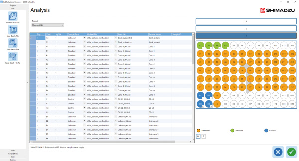 Batch creation window