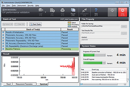 UV validation software.